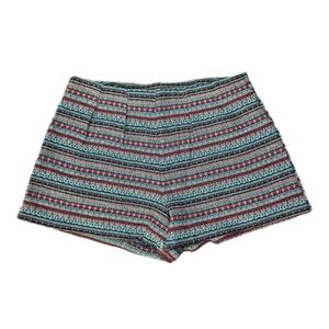 Mittoshop High Waist Red and Blue Shorts